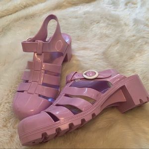 Light Purple American Apparel Sandals